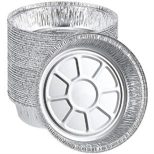 50 Pcs Mini Pie Pans Meal Prep Aluminum Pan Round Griddle