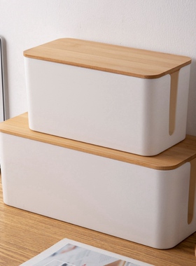 Cable Storage Box Power Socket Organizer Cable Tidy Storage