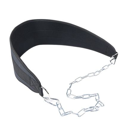 Weight Lifting Belt with Chain Fitness Tool Dip Belt Pull Up