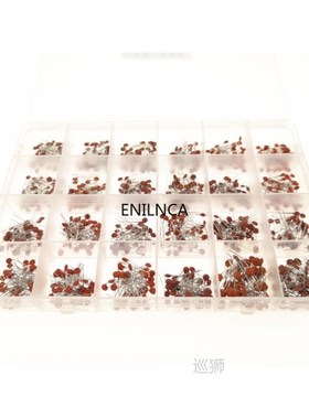 960Pcs/lot Ceramic capacitor Assortment Kit 2PF-0.1UF 50V Ce