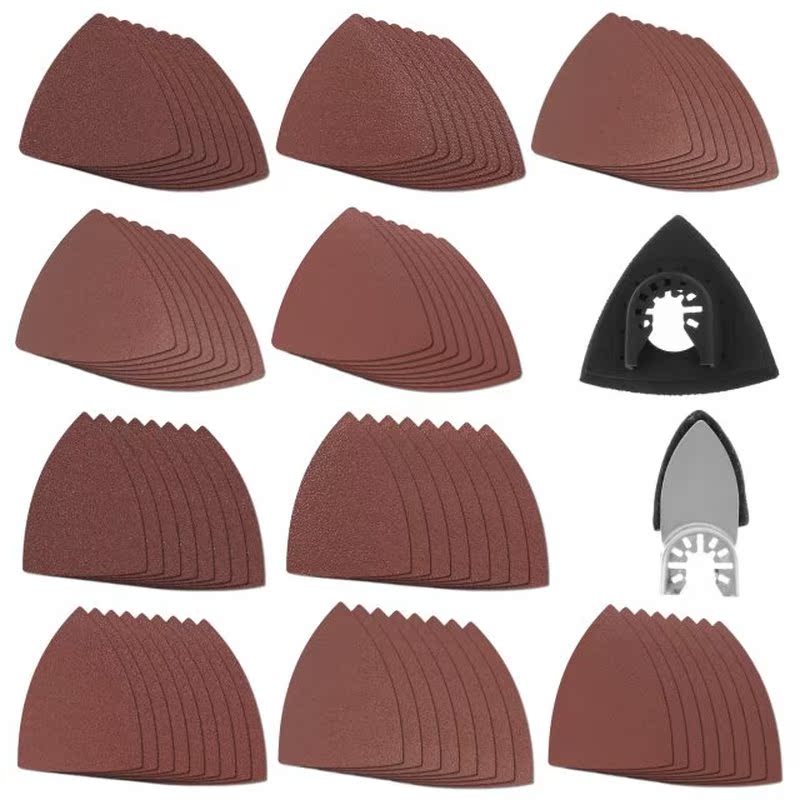 82Pcs Sand Pad Assorted Set 60/80/120/180/240 Grits Sanding