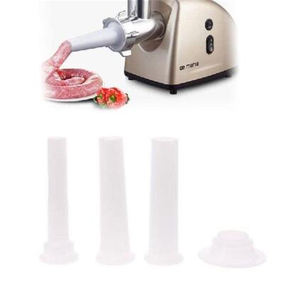 3pcs/set Meat Grinder Sausage Stuffer Filling Tubes DIY Saus