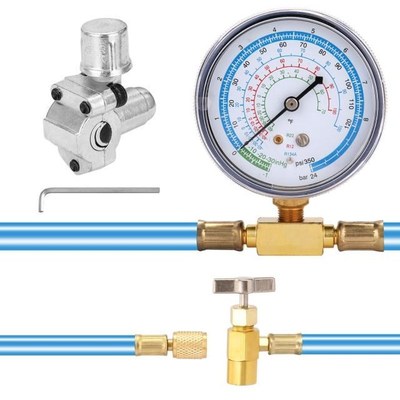 Air Conditioning Refrigerant Charge Hose with Gauge and BPV3