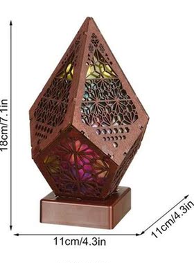 Polar Star Large Floor Lamp Colorful Diamond Bohemian Lights