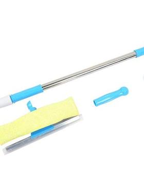 Retractable Lever Window Squeegee Cleaner Tool WIth Bold Tub