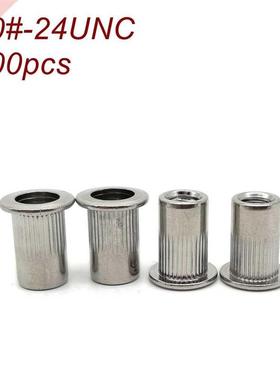 10#-24UNC 100pcs Amercian standd Inch thread Rivet Nut Ins