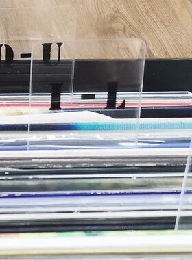 6PCS Alphabet Tab Index Cards CD Turntable Music Vinyl Organ