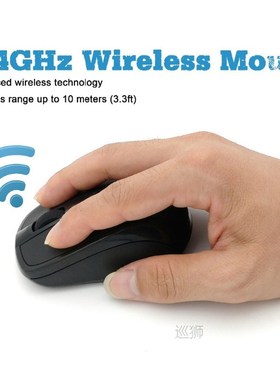 USB Wireless mouse 2000DPI Adjustable Receiver Optical Compu
