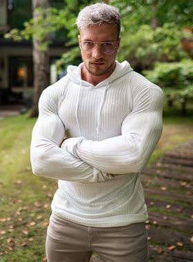 New Fashion Winter Hooded Sweater Men Warm Turtleneck Mens S
