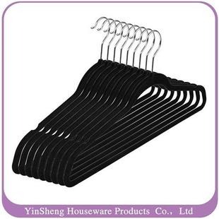 10pcs Velvet Hangers Nonslip Clothes Hangers Heavy Duty 360