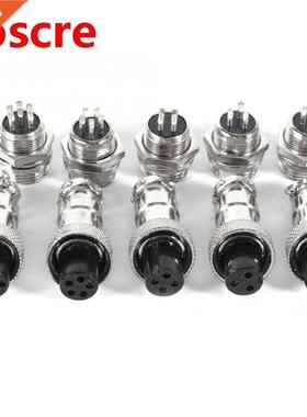 10 Set GX12 2/3/4/5/6Pin 12mm Male   Female Circular Aviatio