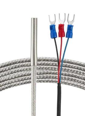 Pt100 Temperature Sensor Probe 5M Cable 4mmx0mm Thermocoupl
