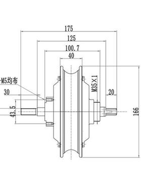 36V 48V 350W 500W Electric Bike 12inch DC Brushless Motor Wh