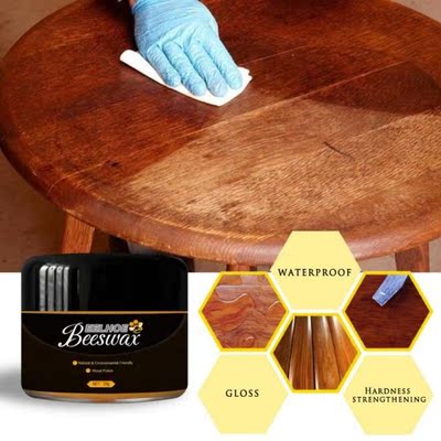 Wood Seasoning Beewax Solid Wood Maintenance Polished Cleane