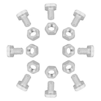 200 Pcs M6X12mm Greenhouse Nuts and Bolts Square Head Bolts