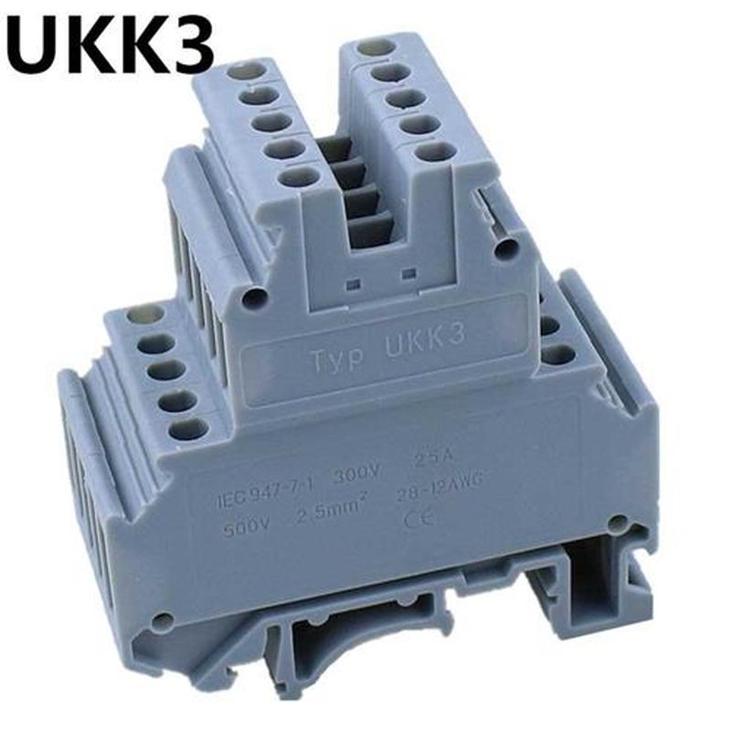 50PCS UKK3 double terminal double lugs of flame retardant ma