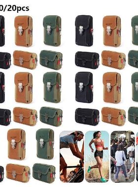 Men Tactical Molle Pouch Belt Waist Pack Bag Small Pocket Mi