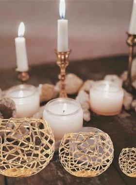 Metal Candle Holder Taper Modern Candlesticks for Home