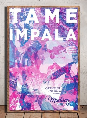 Tame Impala Trippy Psychedelic Music Star Funny Canvas Pain