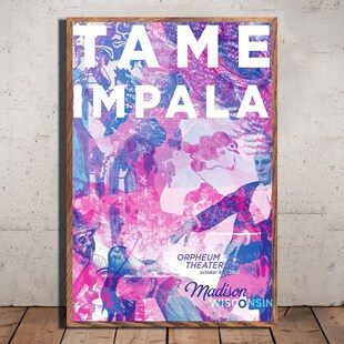 Tame Impala Trippy Psychedelic Music Star Funny Canvas Pain