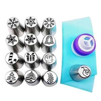 2022 New 15 Pack Cake Decoration Baking Supplies Xmas Muffin