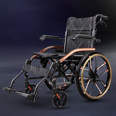 Manual wheelchair Light folding Travel Portable Disabled /el