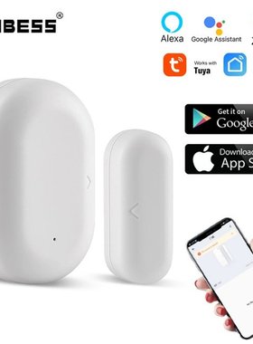 Aubess Tuya Smart Zigbee Door Sensor Door Open / Closed Dete