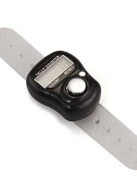 *Mini counter Digital Manual Counter Ring Tally Counter 5-Di