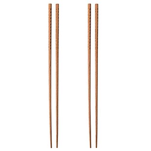 2pairs Hot Pot Home Cooking Chopsticks Wooden Japanese
