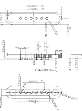 Connector with magnetic suction Spring thimble probe Conduct
