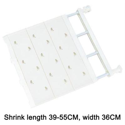 Closet Tension Shelf Cupboard Expandable Shelves for Placing