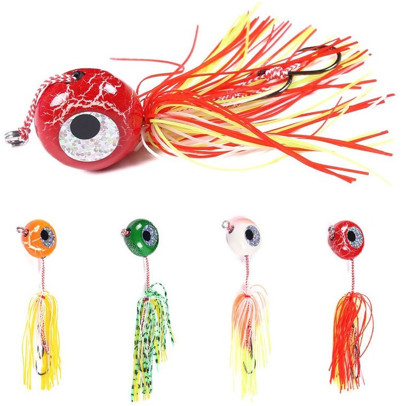 20g 40g Saltwater Rubbers Sea Fishing Lures Jig Sinker Lead