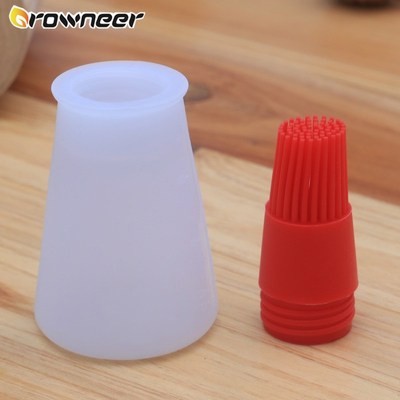 Kitchen Basting Oil Brush Colorful Silicone BBQ Tools Baking