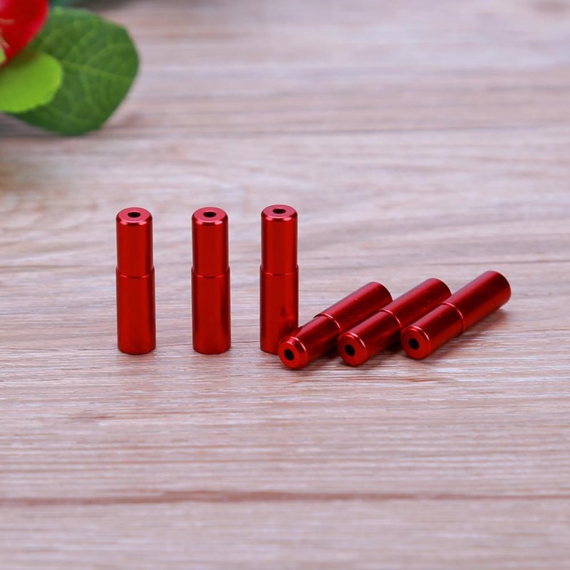 10Pcs Bicycle Brake Cable Crimps Housing Ferrule End Caps 5M