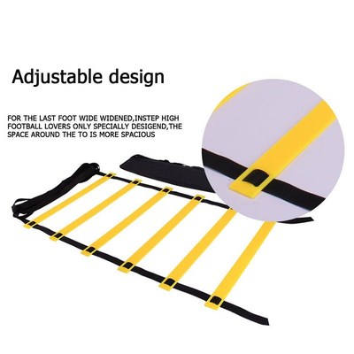 Outdoor Indoor Adjustable Agility Training Ladder for Fitnes
