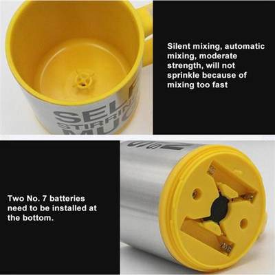 400ml Automatic Self Stirring Mug Coffee Milk Mixing Mug Sta