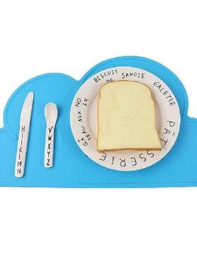 Cloud Shape Placemat Kids Plate Mat Silicone Table Pad