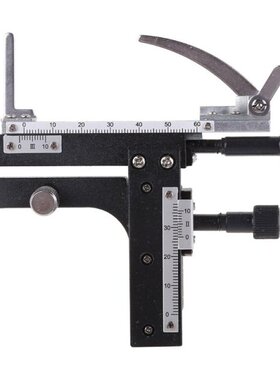 Microscope Attachable Mechanical Stage X-Y Moveable Caliper
