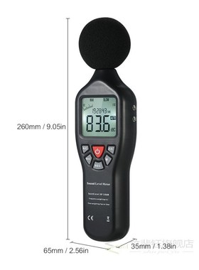 30-130Db Lcd Sound Level Decibel Meter Logger Tester Noise M