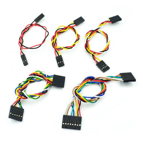 NEW! 10PCS/LOT 2/3/4/6/8 PIN 20cm jumper wire/dupont cable b