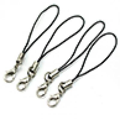 100 Pcs Black Mobile Cell Phone Lanyards Cords Straps