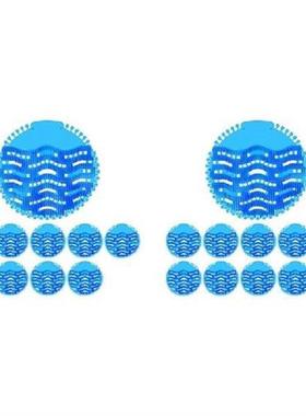 20 Pack Urinal Screens Deodorizer, Urinal Cake Long Bristle