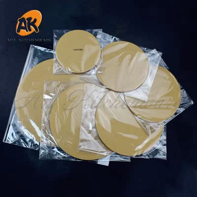 2pcs Round Acrylic Cake Disc Cast Plexiglass Panel Transpare