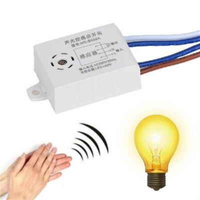 Aubess 220V Module Detector Auto On Off Intelligent Sound