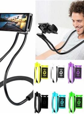 2 Pieces Neck Hanging Phone Holder Bendable Free Hand Smartp