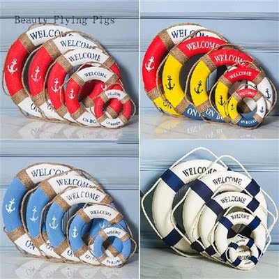 Mediterranean Foam Swimming Ring Wall Pendant Bar Dinning