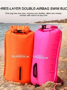 Iatable Swim Buoy Drybag For Water Sport Swimmers Tow Float
