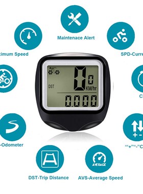 Bicycle Speedometer Bike Cycle Computer Wireless Cycling Com