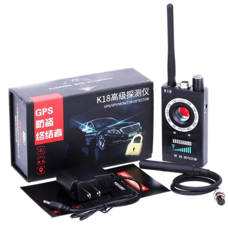 1MHz 6.5GHz K18 Anti Spy RF Detector Camera Wireless Bug De