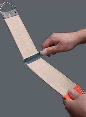 1 Pc Leather Sharpening Strop For Barber Open Straight Razo